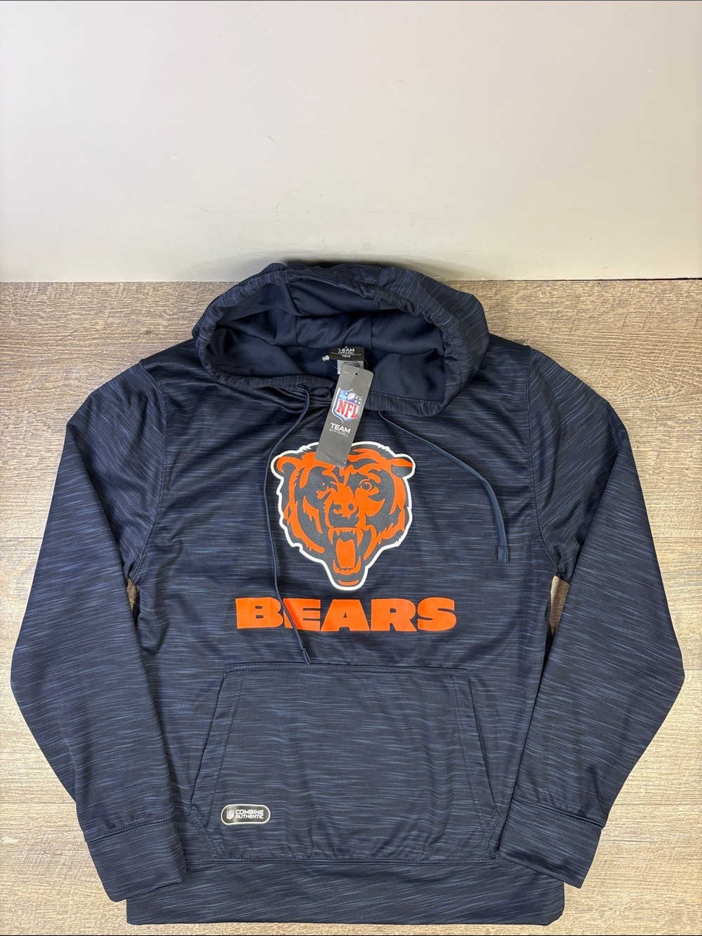 NFL Team Apparel Chicago Bears Combine Authentic Hoodie – Men’s Medium NWT